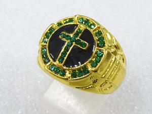 色石　指輪(18号)